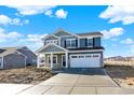 Attractive two-story home featuring a two-car garage and stone accents, located in a residential neighborhood at 3667 Thomas Jefferson St, Westfield, IN 46074