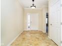 Bright foyer with neutral walls and tile flooring, leading into the rest of the home at 3509 Heathcliff Ct, Westfield, IN 46074