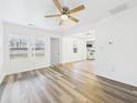 Bright living room with modern flooring, fresh paint, and ample natural light at 3918 Columbus Ave, Anderson, IN 46013