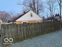 Property with a fenced yard, offering privacy and a defined outdoor space at 133 Tripps Ave, Lebanon, IN 46052