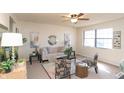 Inviting living room with modern decor, neutral tones, and ample natural light at 3813 N Hartman Dr, Indianapolis, IN 46226
