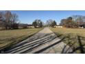 Scenic view down the long drive showing neighboring homes and ample land at 204 W Pullman St, Waldron, IN 46182