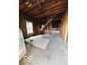 Interior view of the living room ready for construction and renovation at 1534 S State Ave, Indianapolis, IN 46203