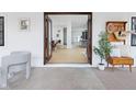Stylish entryway featuring an inviting view into the open-concept living spaces at 2031 Central Ave, Indianapolis, IN 46202