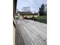 Wide shot of deck and yard; good sunlight at 839 S Paddock Rd, Greenwood, IN 46143