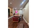 Spacious dining room featuring laminate flooring, perfect for Gathering gatherings and entertaining guests at 3932 Caroline Ave, Indianapolis, IN 46205