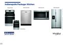 This kitchen is equipped with stainless steel appliances: range, oven, microwave, and refrigerator at 5152 Cartland Dr, Indianapolis, IN 46239