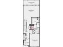 Second floor plan featuring a primary suite, bathroom, great room, laundry, and covered deck at 5777 Cr W 750 N, McCordsville, IN 46055