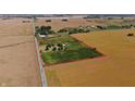 Expansive aerial view showcasing the property's boundaries and its rural setting at 3451 N County Road 100 E, Danville, IN 46122