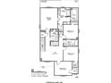 Upstairs floor plan featuring four bedrooms, a loft, primary bath with double sink, and a laundry room at 8711 Hollander Dr, Camby, IN 46113