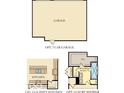 Floorplan showcasing the garage, gourmet kitchen, and owner's bath at 20211 Chad Hittle Blvd, Westfield, IN 46074
