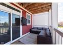 Relaxing outdoor balcony featuring comfortable seating, perfect for enjoying fresh air at 15391 Mystic Rock Dr, Carmel, IN 46033