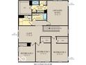 Second floor plan featuring a loft, laundry, and four bedrooms including an owner's suite at 3015 Vista View Dr, Greenwood, IN 46143