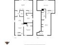 A detailed floor plan showcasing the layout of this two-story house, including room dimensions and spatial relationships at 7968 Center Lake Rd, Nineveh, IN 46164