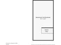 Basement floor plan with a large unfinished area, offering potential for customization and expansion at 1021 Harlan St, Indianapolis, IN 46203