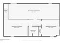Basement floor plan illustrating finished and unfinished areas, including a bathroom and closet at 318 Winfield St, Greenfield, IN 46140