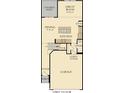 First floor plan featuring covered patio, great room, dining, kitchen, pantry, powder room, and garage at 15214 Swallow Falls Way, Fishers, IN 46037