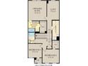 Second floor plan featuring owner's suite, loft, laundry, bath 2, and bedrooms 2 & 3 at 15214 Swallow Falls Way, Fishers, IN 46037