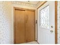 Bright front entry with tiled floors and closet at 5913 W Maple Dr, Frankton, IN 46044