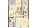 Open-concept floor plan showcasing a modern kitchen, spacious living area, and luxurious owner's suite at 5072 Astor Way, McCordsville, IN 46055