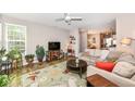 Inviting living room featuring an open floor plan and stylish decor at 16311 Sunland Ct, Westfield, IN 46074