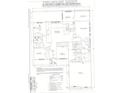 Architectural floor plan illustrating a home's layout, including the bedrooms, kitchen, and garage at 6098 Horizon Dr, Columbus, IN 47201
