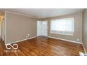 The beautiful hardwood floors provide a warm feeling at 5838 W Henry St, Indianapolis, IN 46241