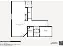 First floor plan featuring kitchen, living room, bathroom and bedroom at 4831 E Oak Hill E Dr, Lebanon, IN 46052