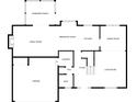 Layout of the first floor, featuring a Gathering room, kitchen, and dining area at 7034 Endicott Way, Indianapolis, IN 46259