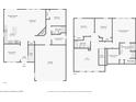 Detailed floorplan showcasing the layout of the home, including the kitchen, bedrooms, and bathrooms at 6681 Keepsake Dr, Whitestown, IN 46075
