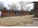Charming single-story brick home with a covered porch and newly installed roof at 1760 Market St, Martinsville, IN 46151