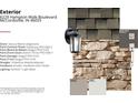 Exterior stone and paint color combinations including roof shingle color at 6229 Hampton Walk Blvd, McCordsville, IN 46055