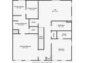 Layout of second floor, showing primary bedroom, bathroom, closets, and loft at 13510 E 131St St, Fishers, IN 46037