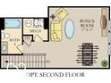 A second floor bonus room includes a full bath, perfect for recreation and relaxation at 4327 Persian St, Greenwood, IN 46143