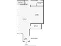 Layout of the main level featuring a living room, kitchen, bathroom, laundry room, and foyer at 715 Cottage Ave, Indianapolis, IN 46203