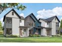 Charming street showcasing new two-story homes with attractive exteriors and inviting curb appeal at 16387 Burlwood Dr, Westfield, IN 46074