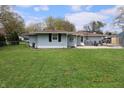 Spacious backyard with ample green space, ideal for outdoor gatherings and recreation at 1255 Easy St, Greenwood, IN 46142
