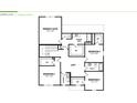Upper level floor plan showcasing primary suite, loft, and three bedrooms at 717 Lake Vista Dr, Columbus, IN 47201