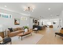 Bright living room and modern kitchen with stylish furnishings and plenty of natural light at 315 E Minnesota St, Indianapolis, IN 46225