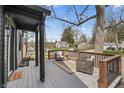 Relaxing outdoor deck with comfortable seating, perfect for enjoying the neighborhood views and a quiet moment at 5954 Crestview Ave, Indianapolis, IN 46220