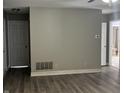 This bedroom features neutral paint, and luxury vinyl plank flooring at 7675 Mistflower Ln, Noblesville, IN 46062