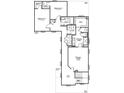 Second floor plan featuring 3 bedrooms, 2 baths, laundry and loft at 13418 Vickery Ridge Dr, Fishers, IN 46037