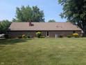 Expansive backyard showcasing a well-manicured lawn and mature landscaping at 8017 Dogwood Ct, Plainfield, IN 46168