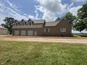 Spacious four car garage with dormer windows above at 2365 E 850 N, Lebanon, IN 46052