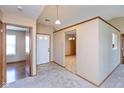 Inviting home entryway with neutral tones, and new carpet at 2680 Woodfield Blvd, Franklin, IN 46131