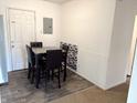 Functional dining area with a table, four chairs, and easy access to the adjacent kitchen at 2632 Walker Ave, Indianapolis, IN 46203