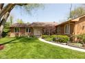 Inviting home entrance with walkway, lovely landscaping and cozy curb appeal at 1186 Castle Dr, Franklin, IN 46131