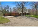 Charming single-story home with attached garage and well-manicured front lawn at 16632 Oak Rd, Westfield, IN 46074