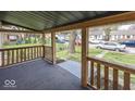View from front porch, showing neighborhood street and exterior views at 4325 Crittenden Ave, Indianapolis, IN 46205