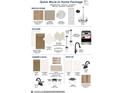 This interior design package features luxury vinyl flooring, quartz countertops, and designer fixtures at 14215 Coyote Ridge Dr, Noblesville, IN 46060